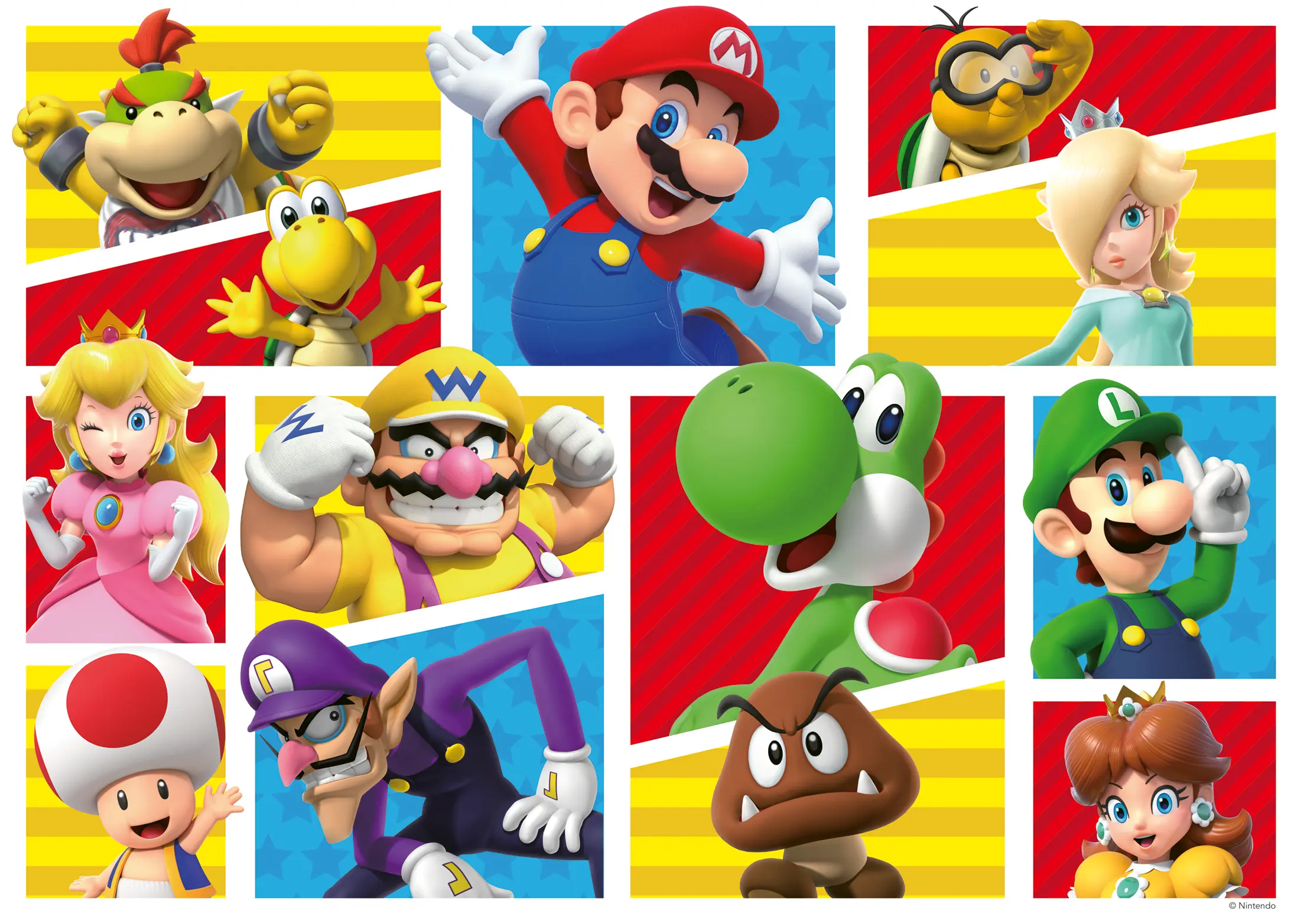 Ravensburger | Super Mario Freunde & Feinde | Riesen-Bodenpuzzle