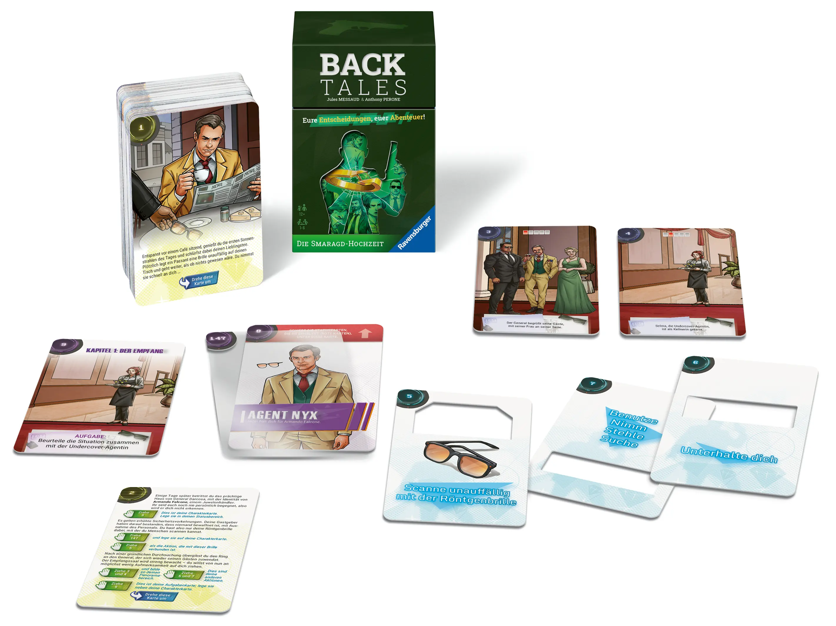 Ravensburger | Back Tales Die Smaragd-Hochzeit | Mystery