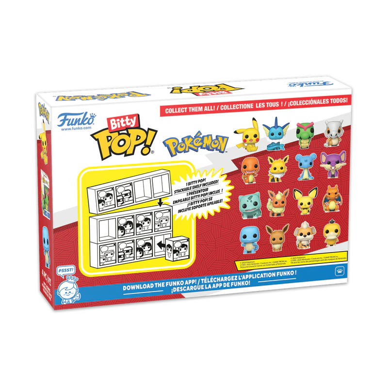 Bitty POP!: Pokémon Squirtle - 4 Pack Series 4