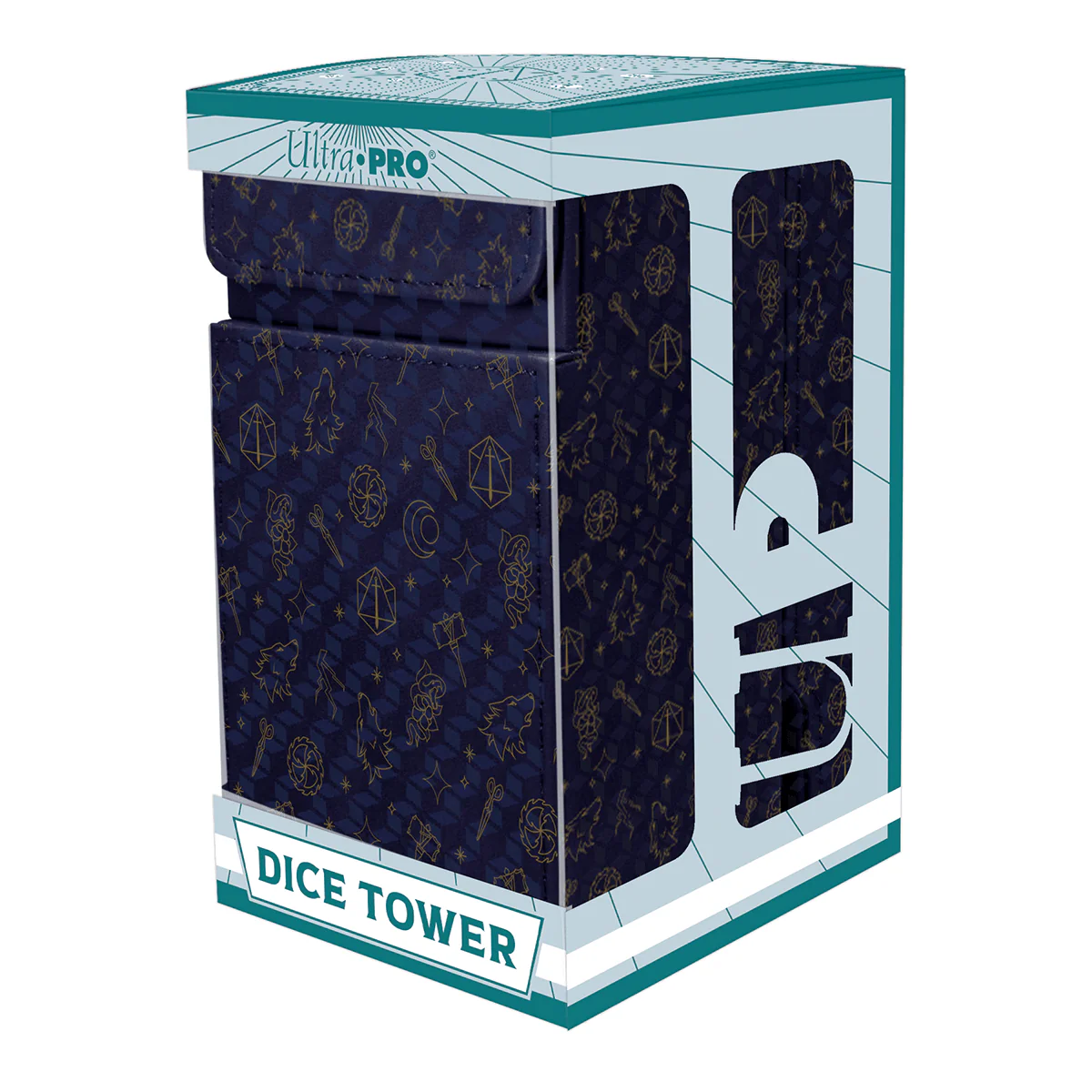 Ultra Pro: Printed Leatherette Dice Tower featuring - Bells Hells Pattern from Critical Role