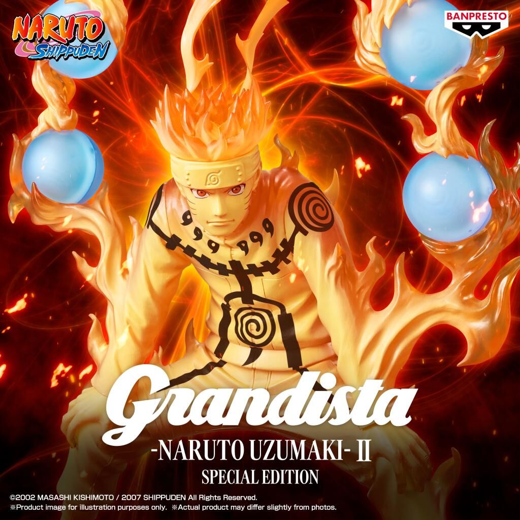 Banpresto | Naruto Uzumaki Grandista (27cm) | Naruto Shippuden