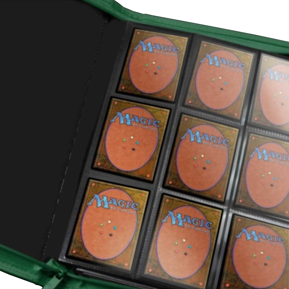 Ultra Pro: PRO-BINDER Zippered 9-Pocket - Vivid Cool Matcha