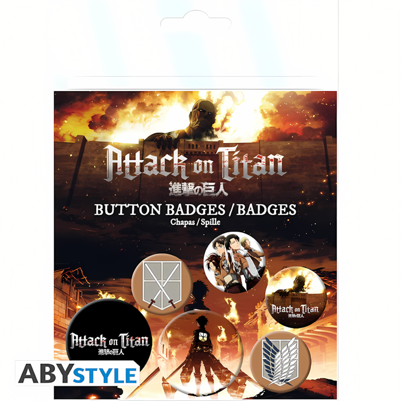 Abysse | Attack On Titan | Characters Badge Pack
