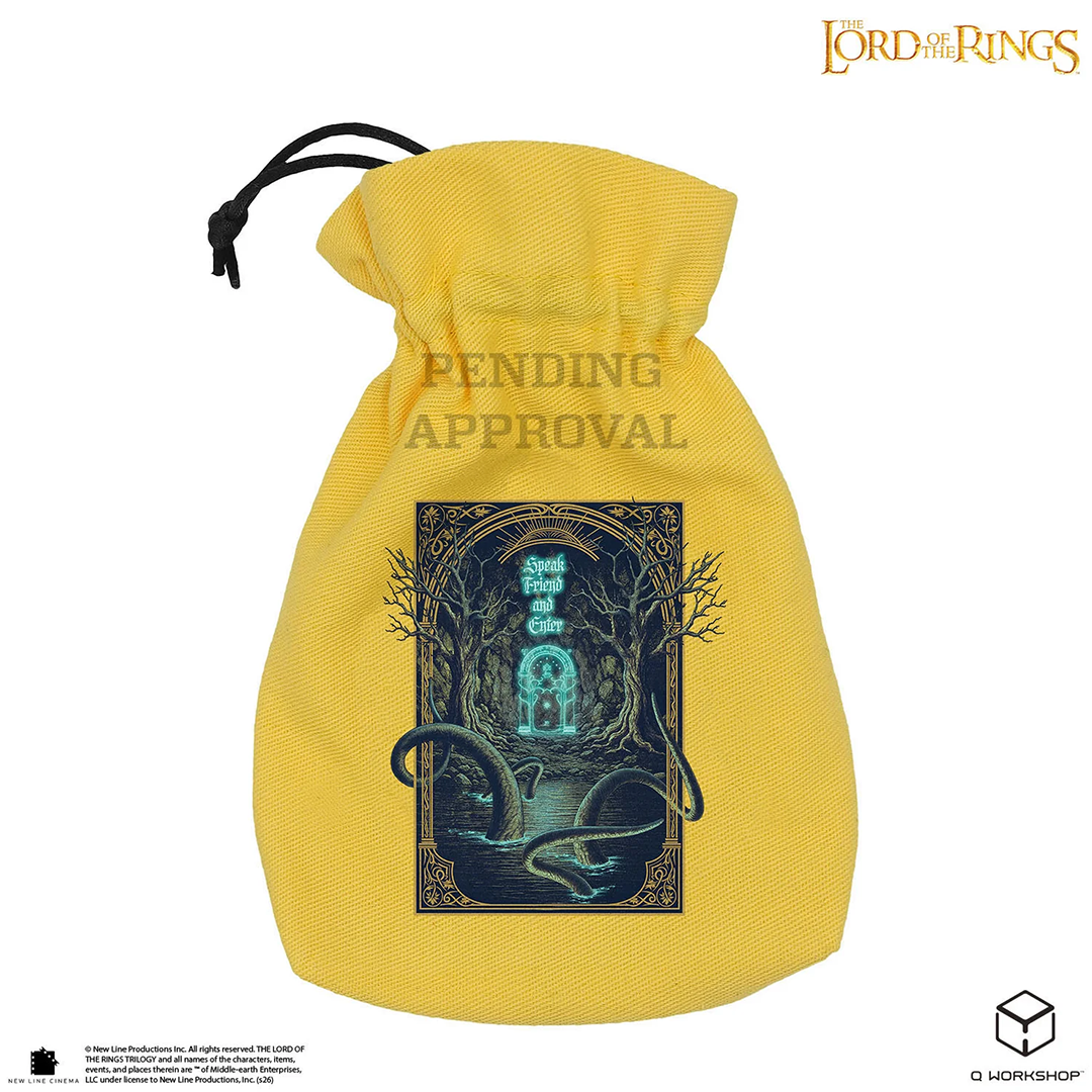 Q Workshop | Doors of Durin Dice Pouch | The Lord of the Rings