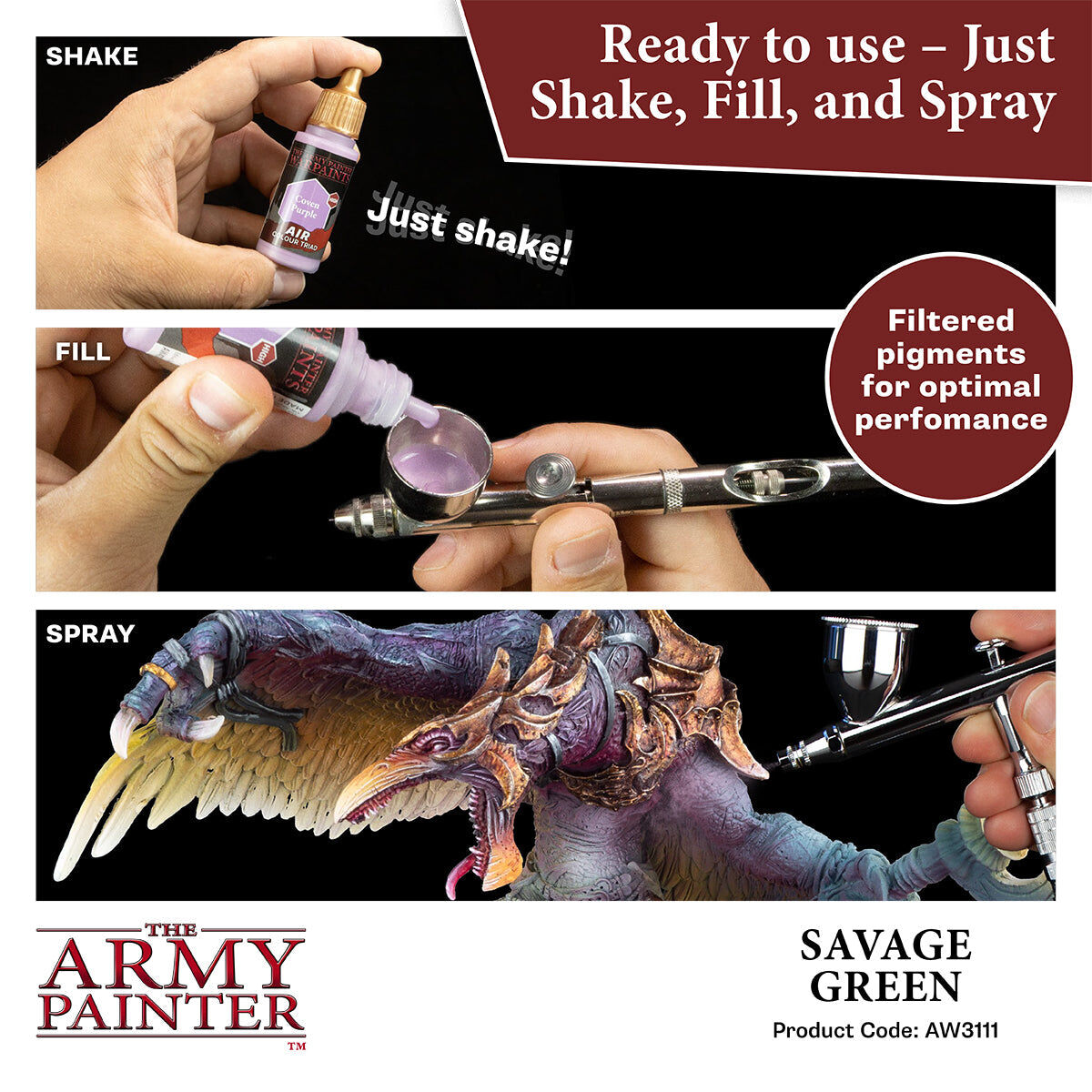 The Army Painter - Savage Green - Warpaints Air
