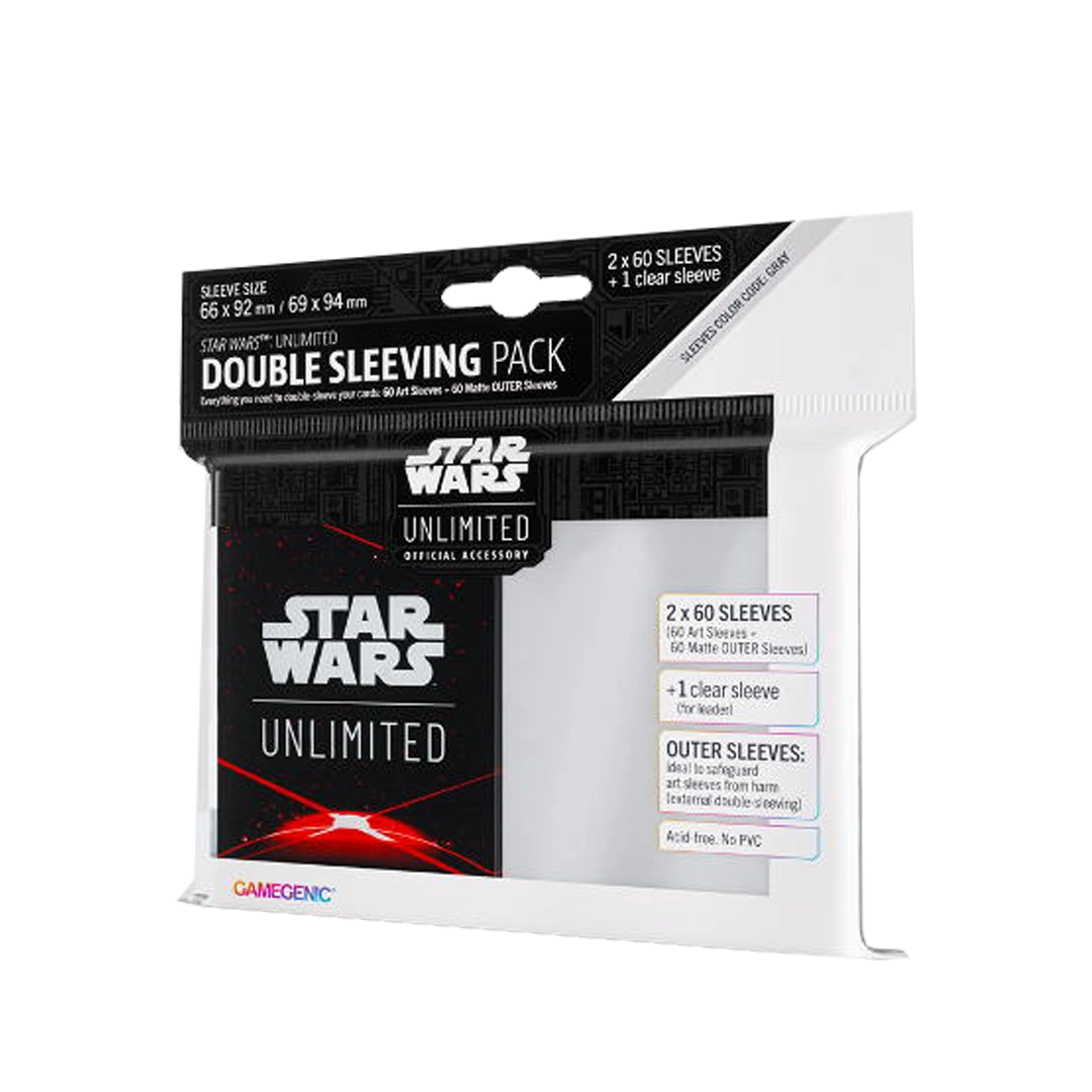 Gamegenic - Star Wars Unlimited Double Sleeving Pack Stil: Space Red