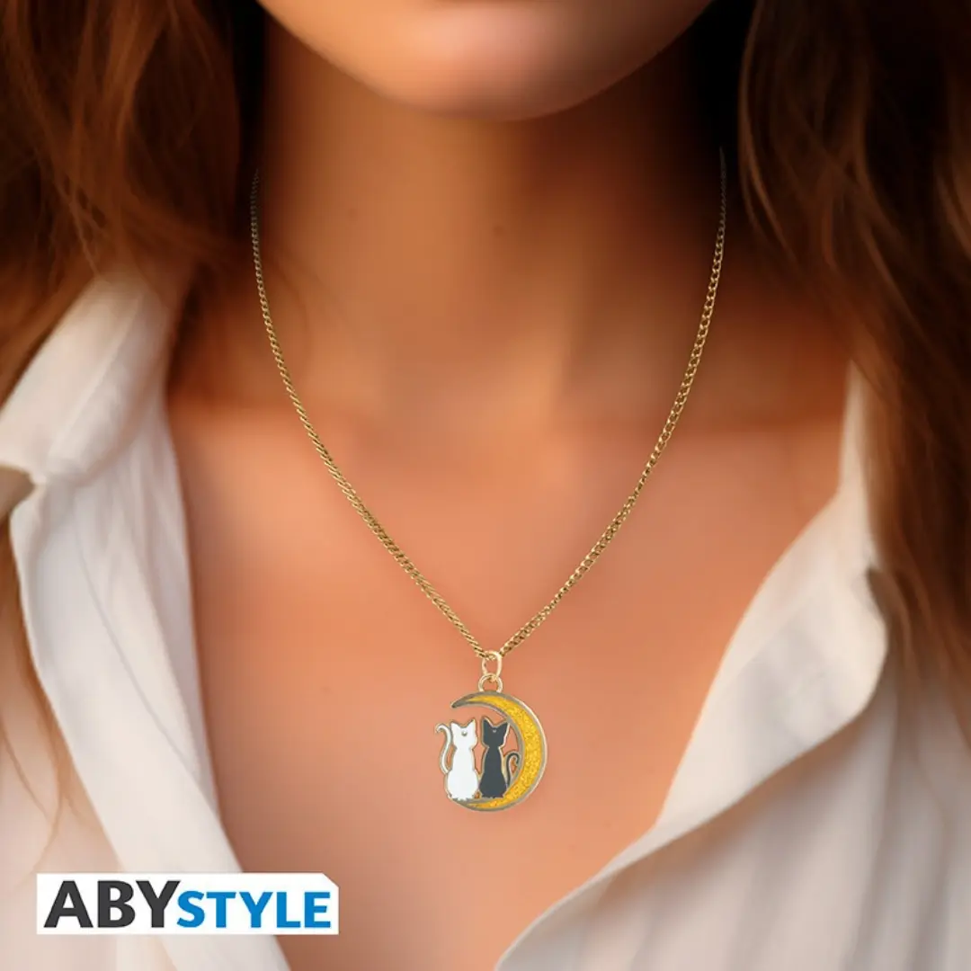 Abysse | Sailor Moon | Cats on the Moon Necklace
