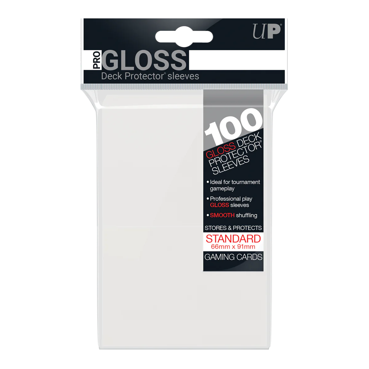 Ultra Pro: PRO-Gloss Standard Deck Protector® Sleeves - 100ct Clear