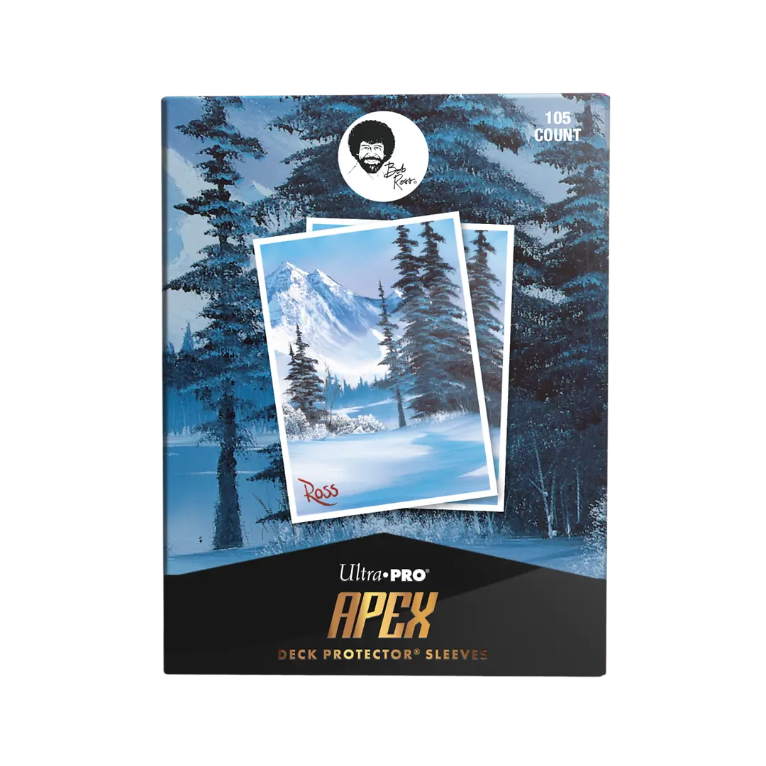Ultra Pro - Bob Ross - Winter Paradise 105ct APEX Deck Protector Sleeves