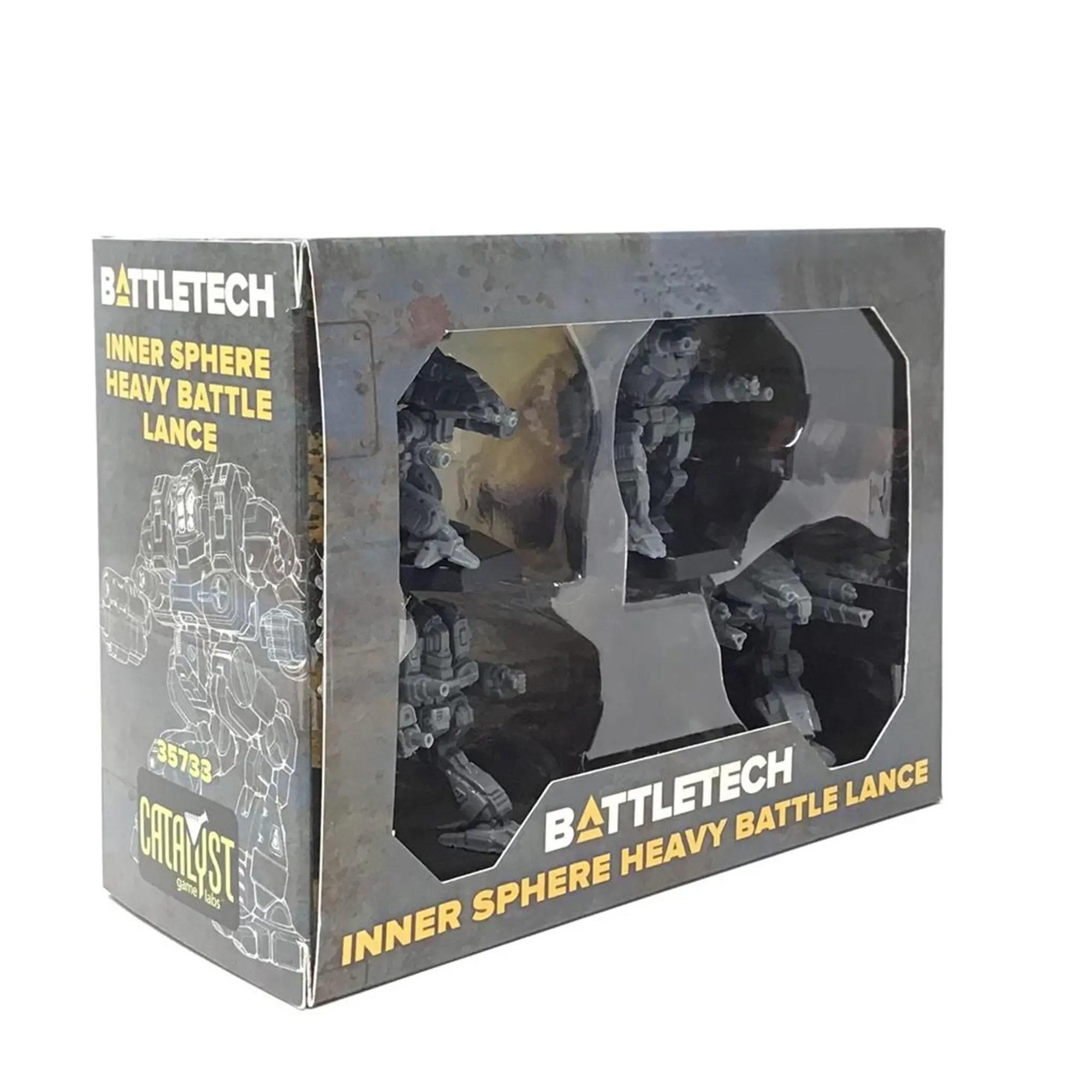 Catalyst Game Labs: BattleTech Inner Sphere Heavy Battle Lance - Miniature Games