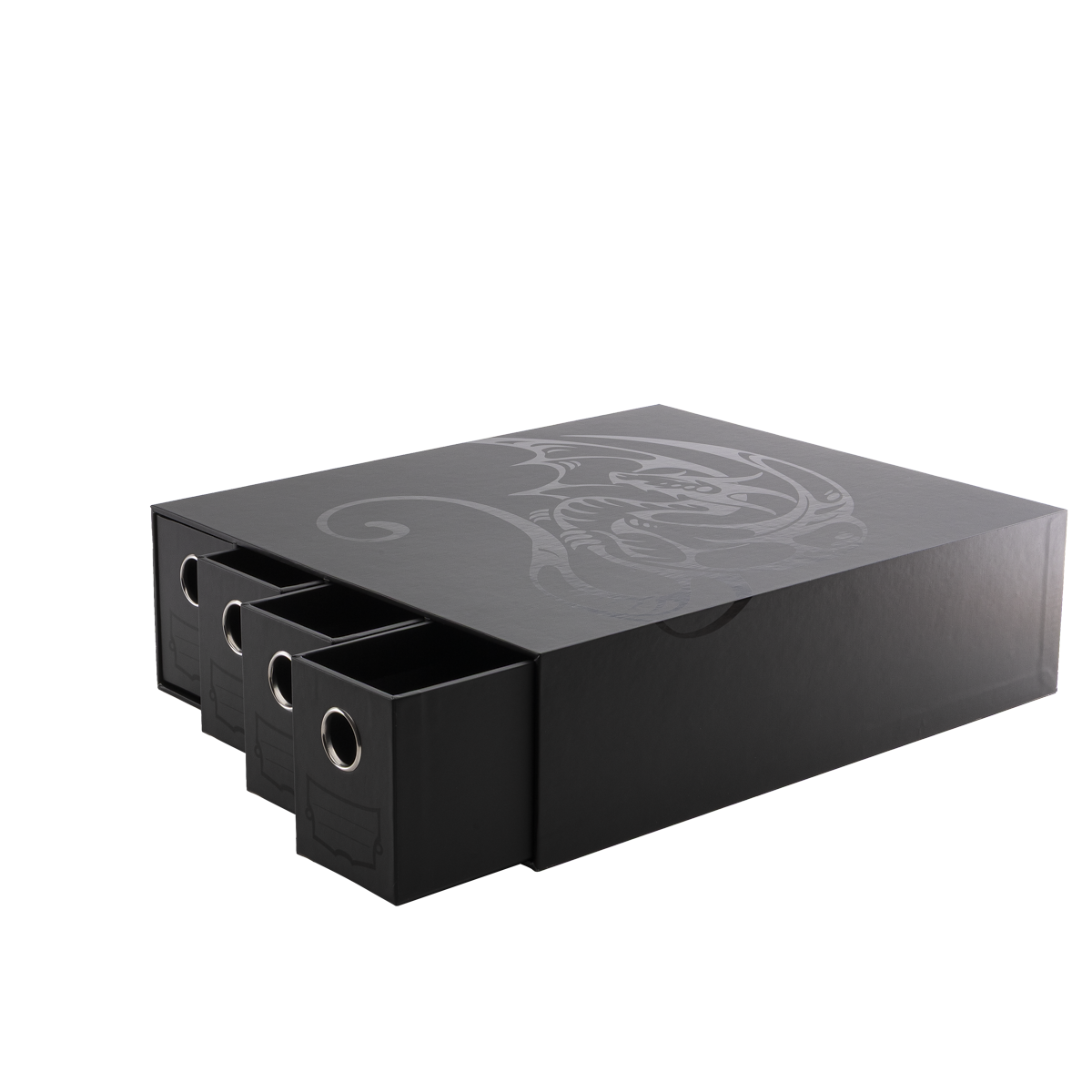 Dragon Shield | Fortress Card Drawer | Horizontal 4 Black