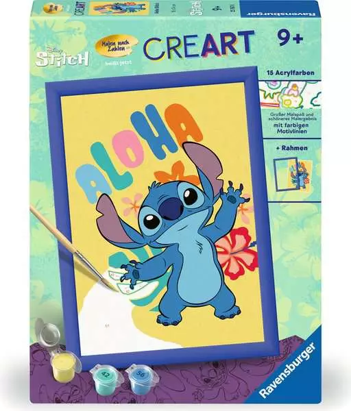 Ravensburger | Disney Stitch | CreArt Malen nach Zahlen