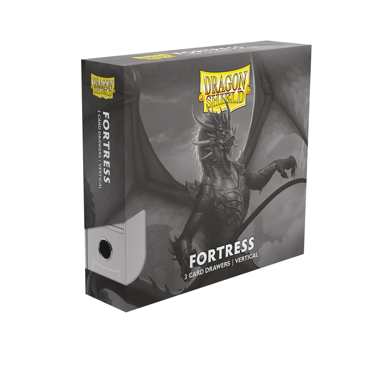 Dragon Shield | Fortress Card Drawer | Vertical 3 White