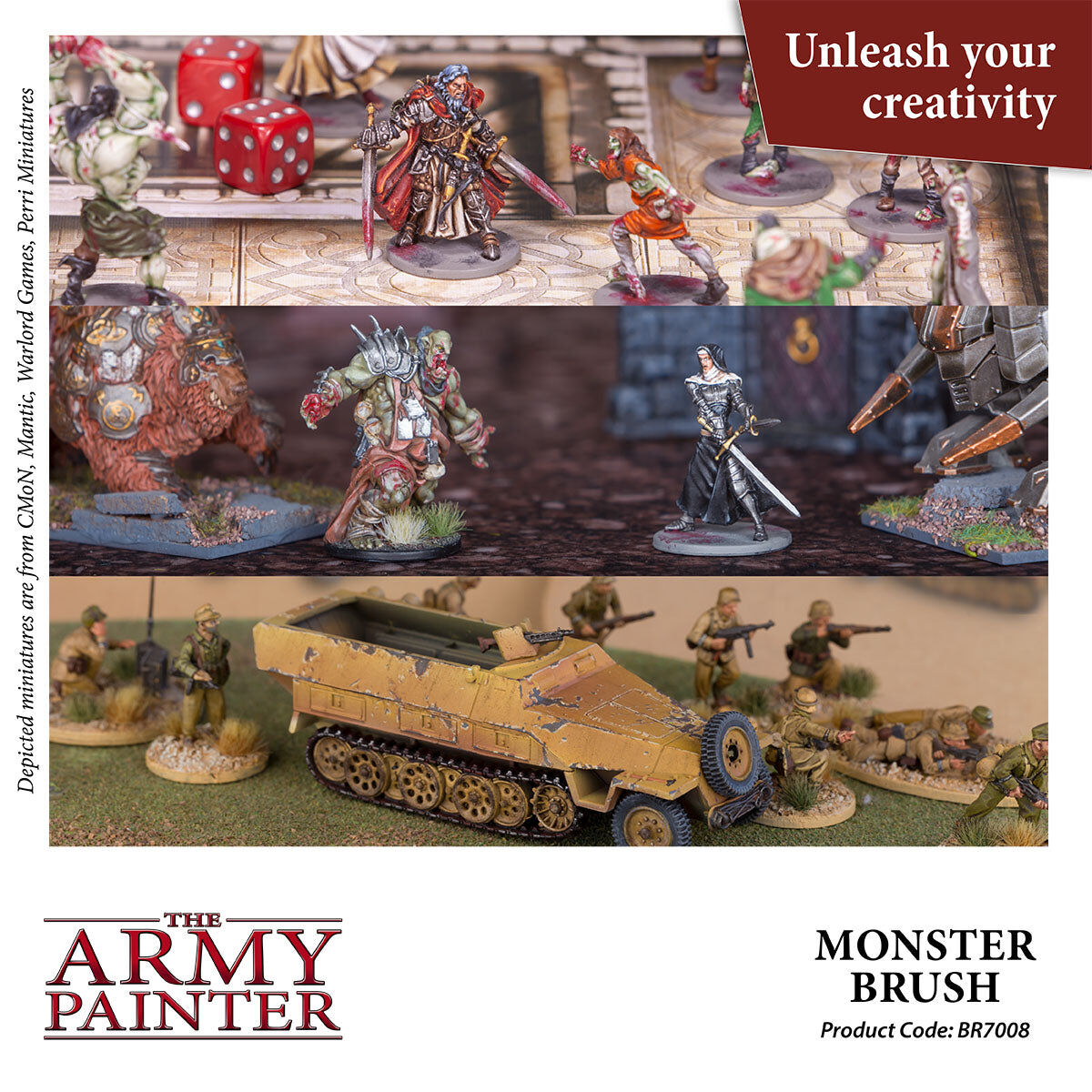 The Army Painter - Monster - Wargamer Brush