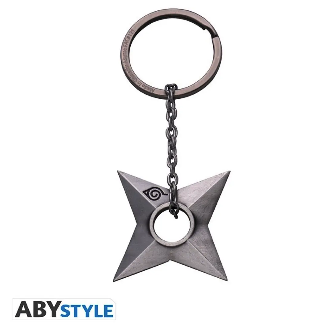 Abysse | Naruto Shippuden | Shuriken Konoha 3D Keychain
