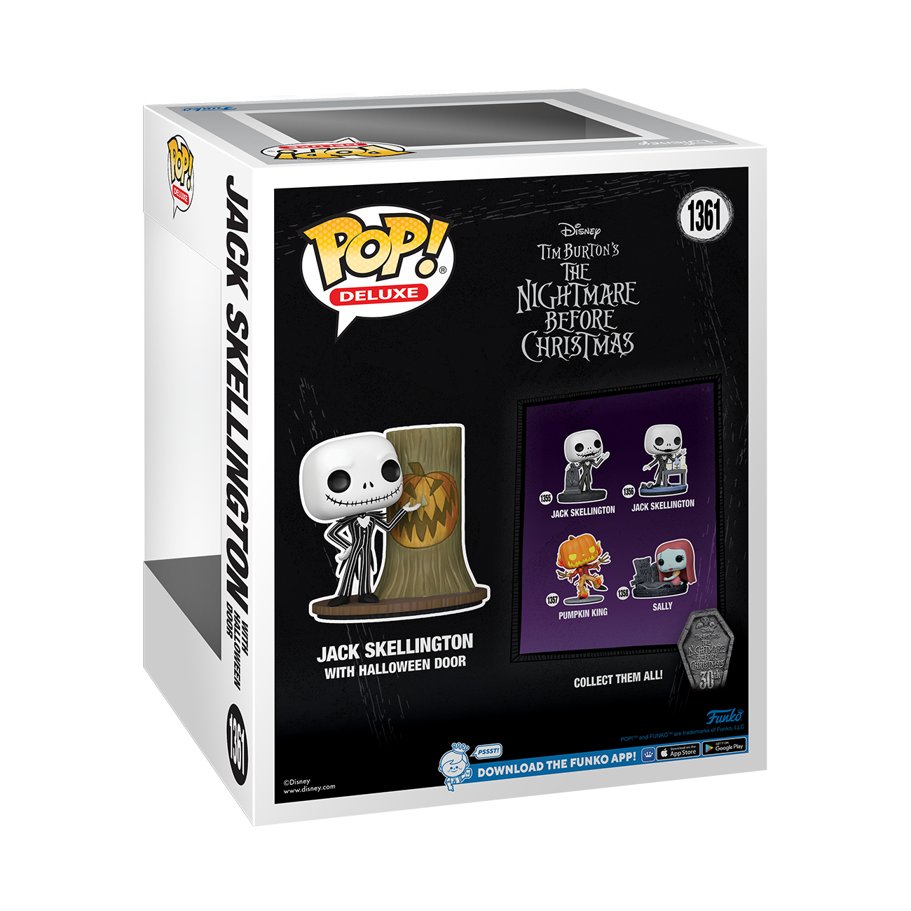 POP Deluxe: Jack Skellington with Halloween Door - The Nightmare Before Christmas