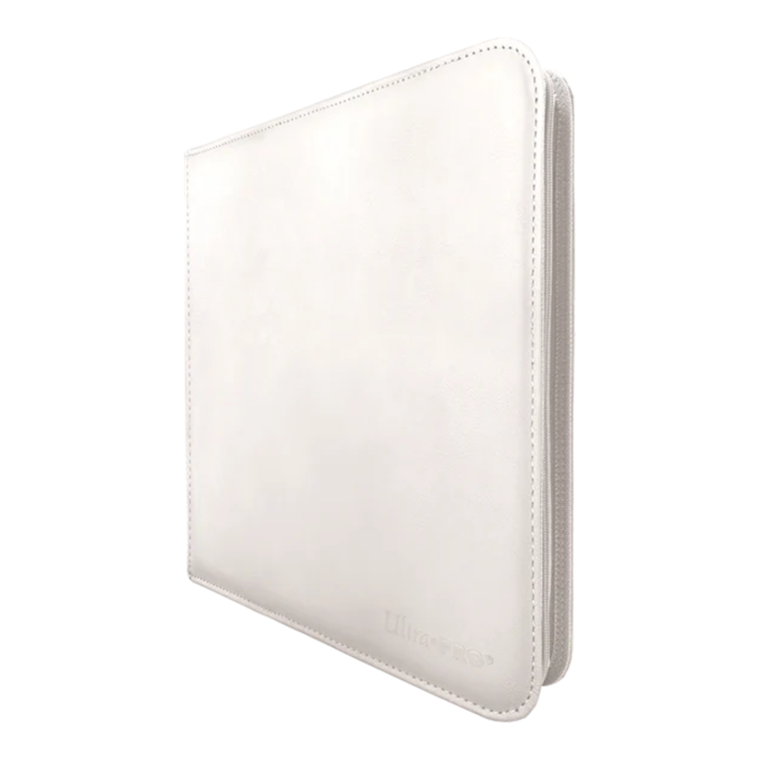 Ultra Pro | Vivid - White | 12-Pocket Zippered PRO-Binder