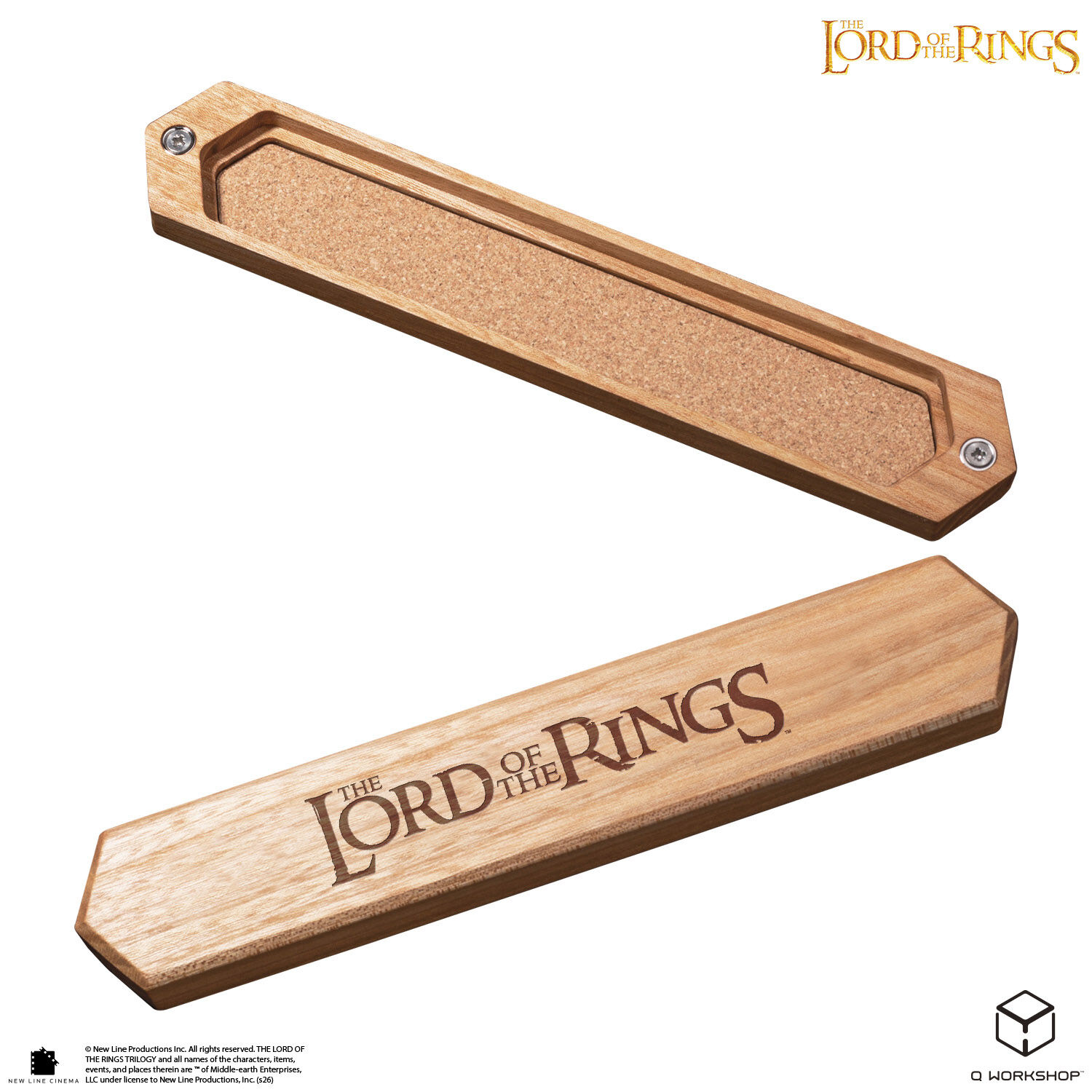Q Workshop | Wooden Dice Box (Larch) | The Lord Of The Rings