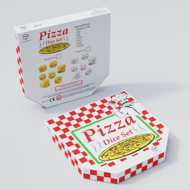 Q Workshop | Margherita | Pizza Dice Set