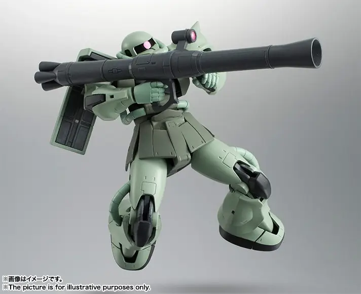 Tamashii Nations | MS-06 Zaku II Mass Production Model (Version A.N.I.M.E.) The Robot Spirits (13cm) | Gundam