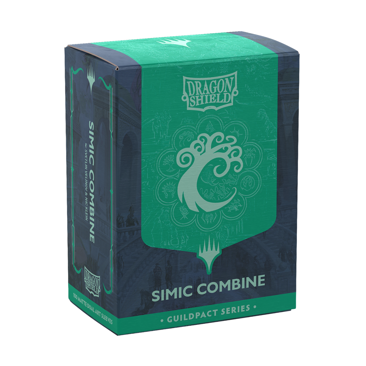 Dragon Shield X Magic: The Gathering | Simic Combine | Standard Size Sleeves Guildpact Series