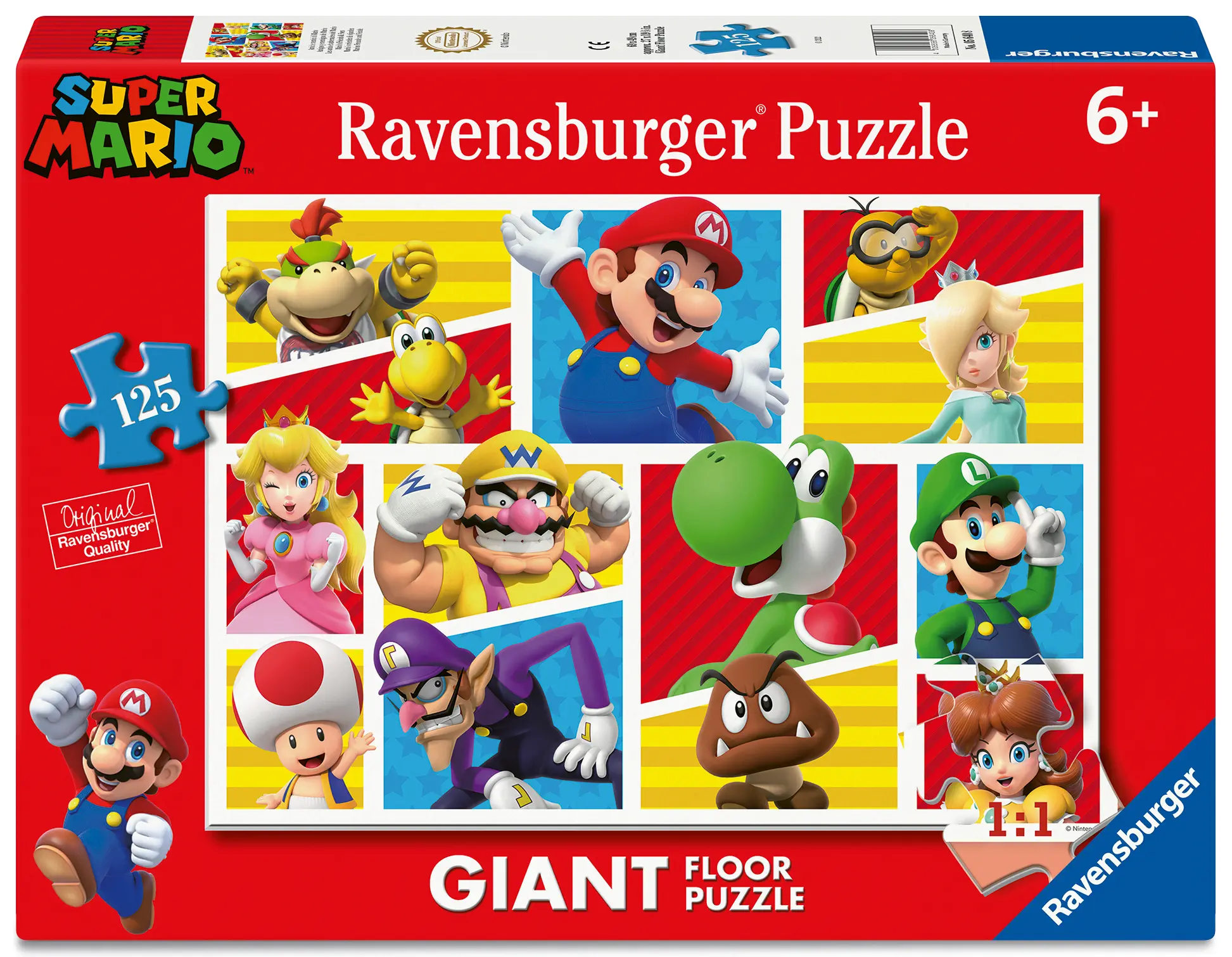Ravensburger | Super Mario Freunde & Feinde | Riesen-Bodenpuzzle