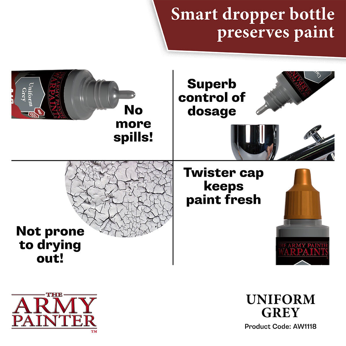 The Army Painter - Uniform Grey - Warpaints Air