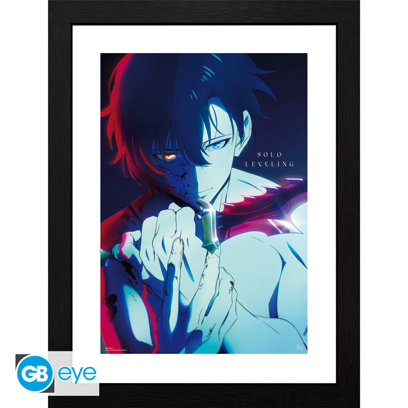 Solo Leveling | Framed Print (30 x 40cm) Jinwoo | Framed Print