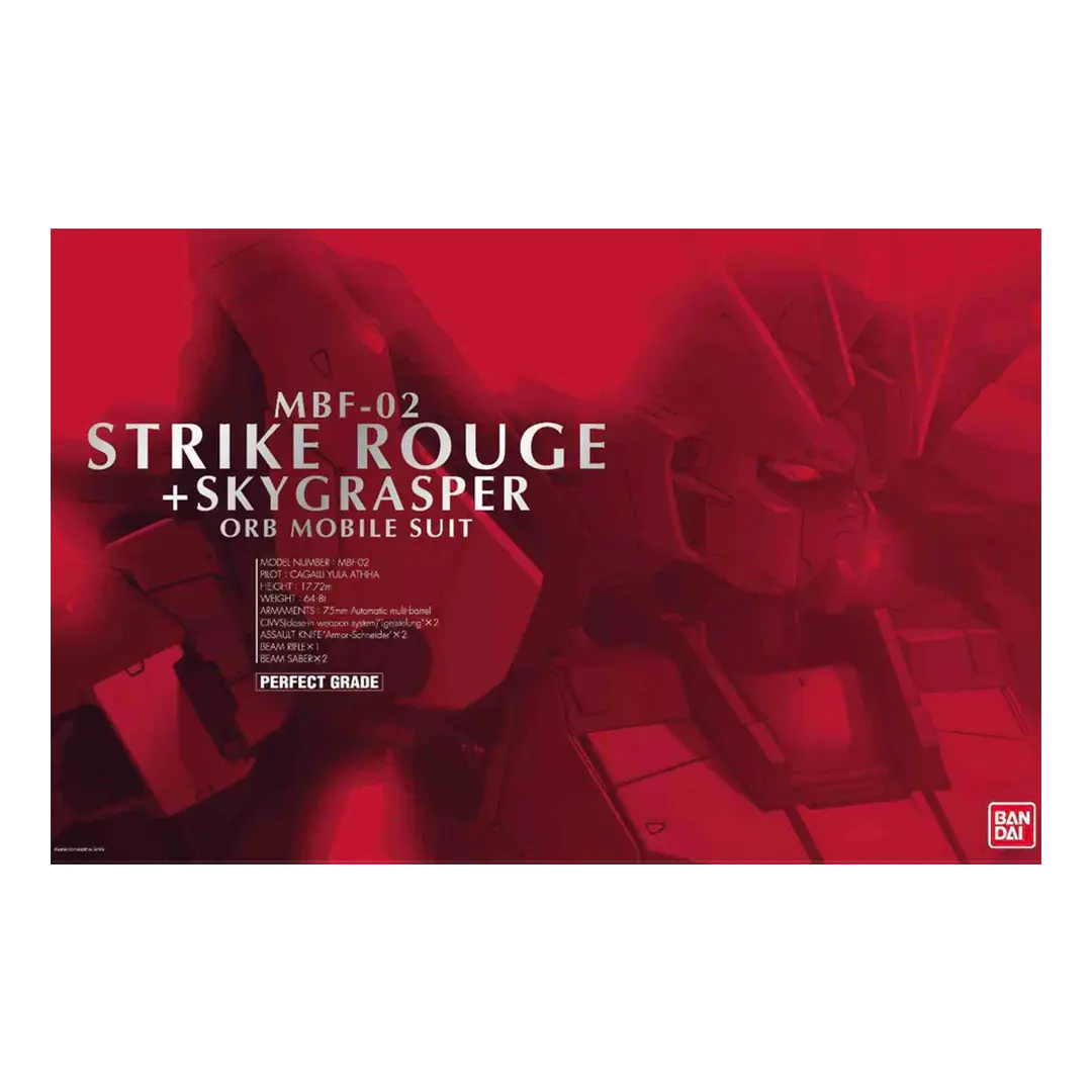 Bandai: PG Strike Rouge + Skygrasper – Mobile Suit Gundam SEED (1/60)