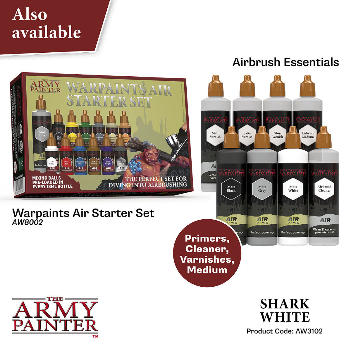 The Army Painter - Shark White - Warpaints Air