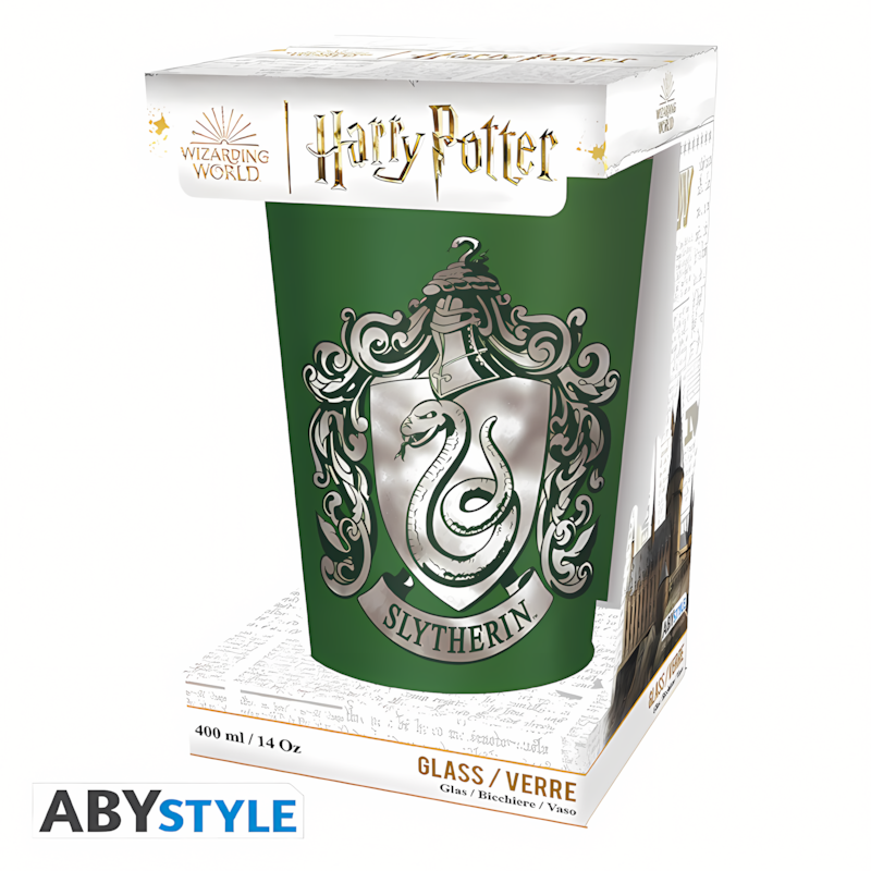 Harry Potter | Slytherin | Premium Large Glass (400ml)