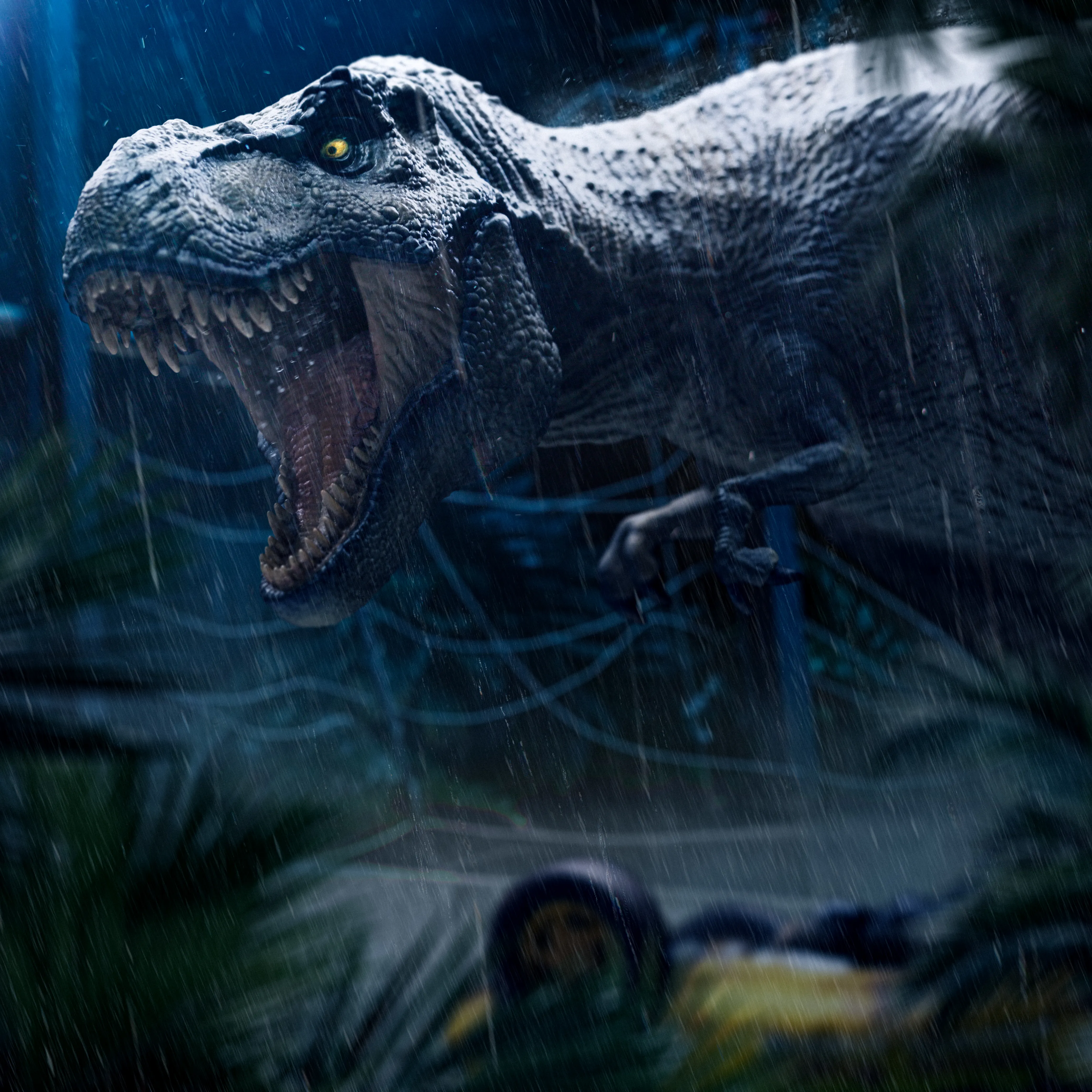Iron Studios | T-Rex Attack | Jurassic Park Icons Statue