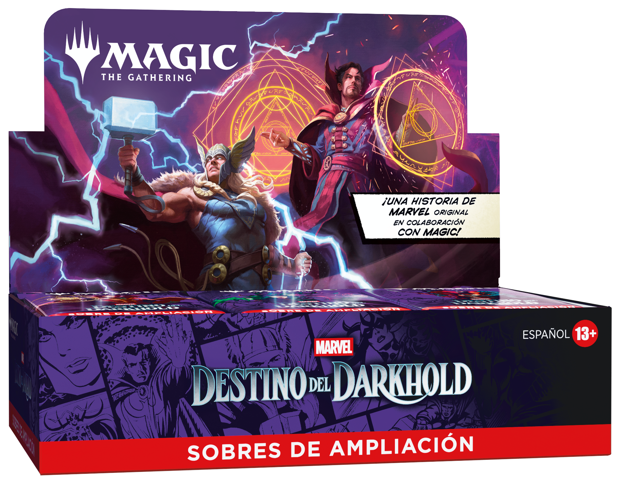 Magic: The Gathering | Marvel Darkhold Destiny | Play Booster Display (ES)