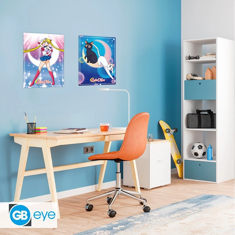 Sailor Moon | Chibi Set 2 Poster (52 x 38cm) Sailor Moon & Cats | Poster