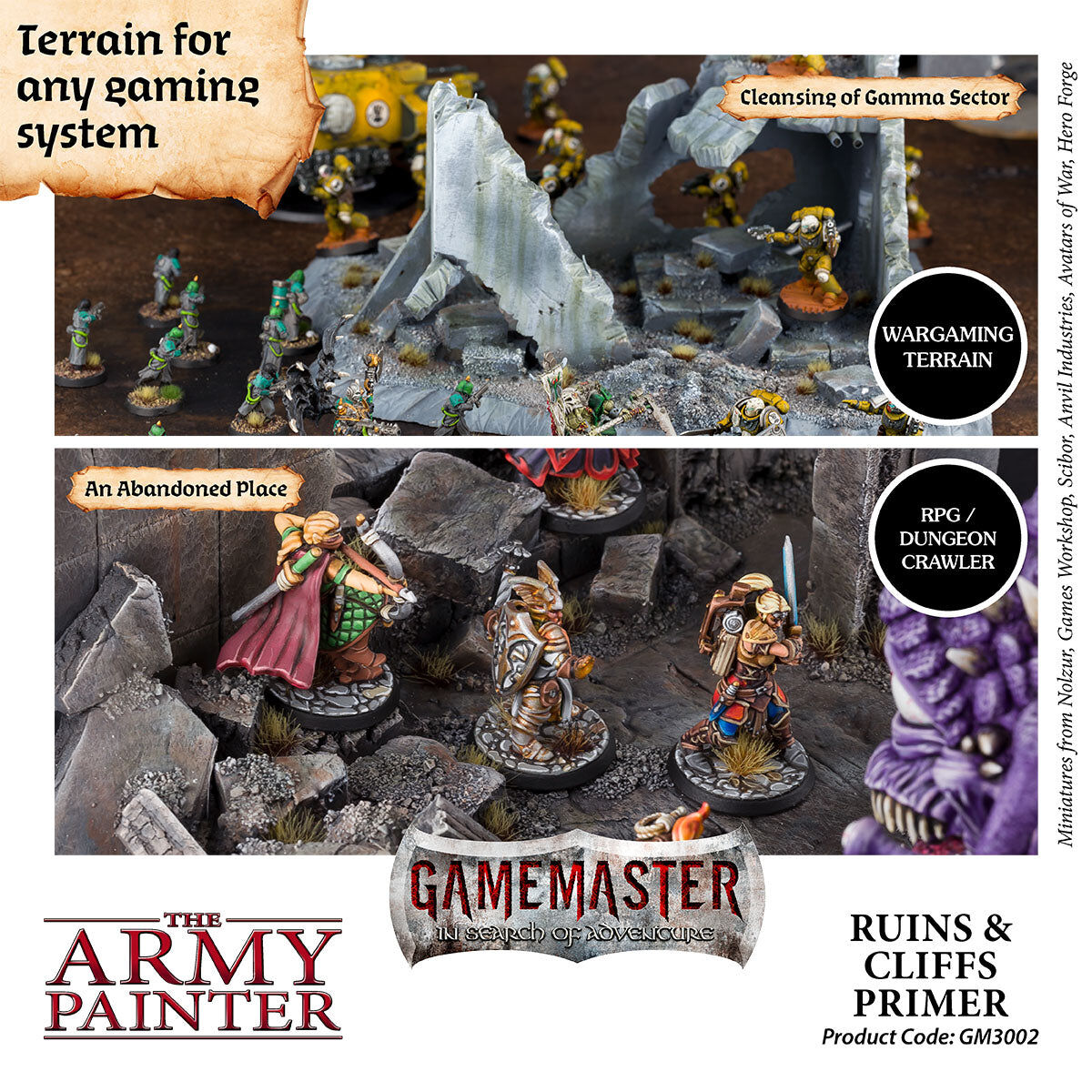 GameMaster - Ruins & Cliffs - Terrain Primer