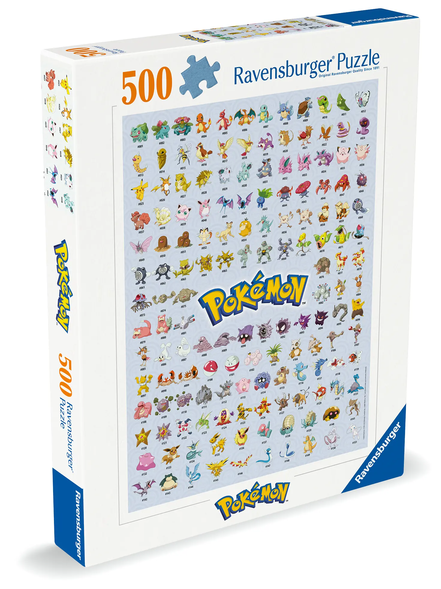 Ravensburger | Die ersten 151 Pokémon | 500 Teile Puzzle