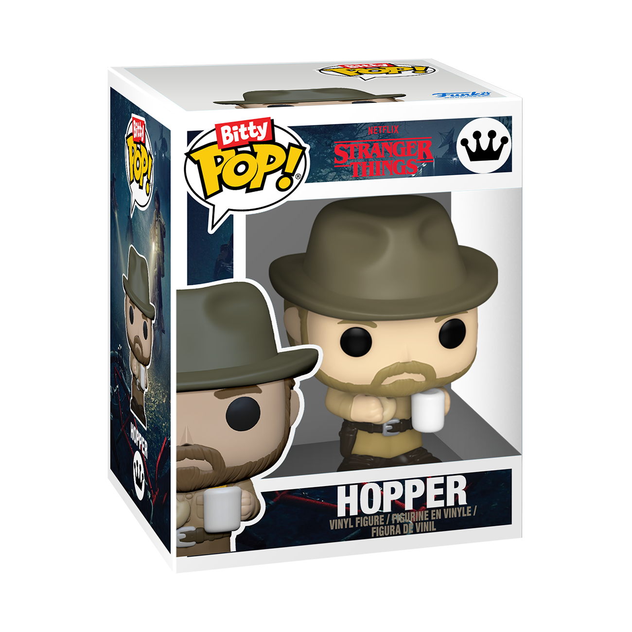 Bitty POP!: Hopper 4-Pack - Stranger Things