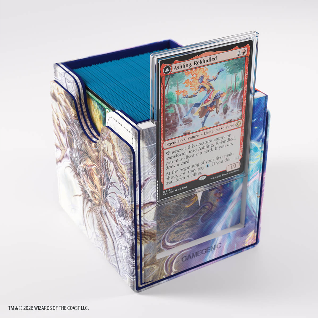 Gamegenic | MTG: Lorwyn Eclipsed - Ashling, the Limitless / Auntie, Ool Cursewretch | Sidekick Pro Convertible Deckbox 100+ XL