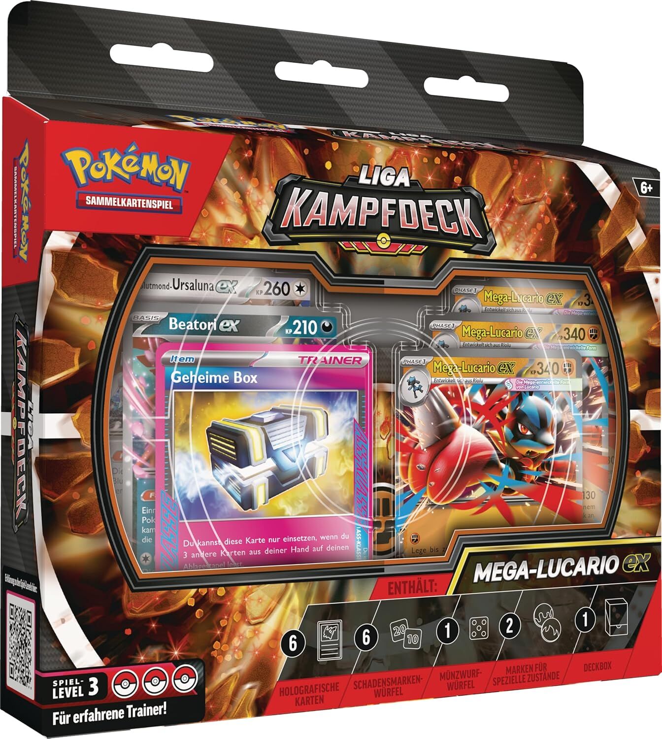 Pokémon TCG | Mega-Lucario ex | Liga-Kampfdeck (DE)