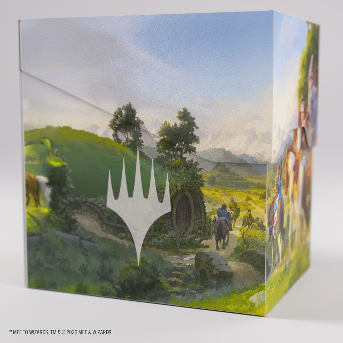 Gamegenic | MTG: The Hobbit - Leaving Hobbiton / Troop of Ponies | Soft Crate 80+ Deckbox