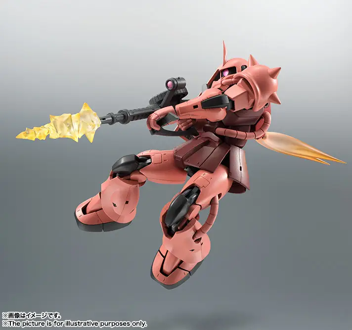 Tamashii Nations | MS-06S Chars Zaku (Version A.N.I.M.E.) The Robot Spirits (13cm)| Gundam
