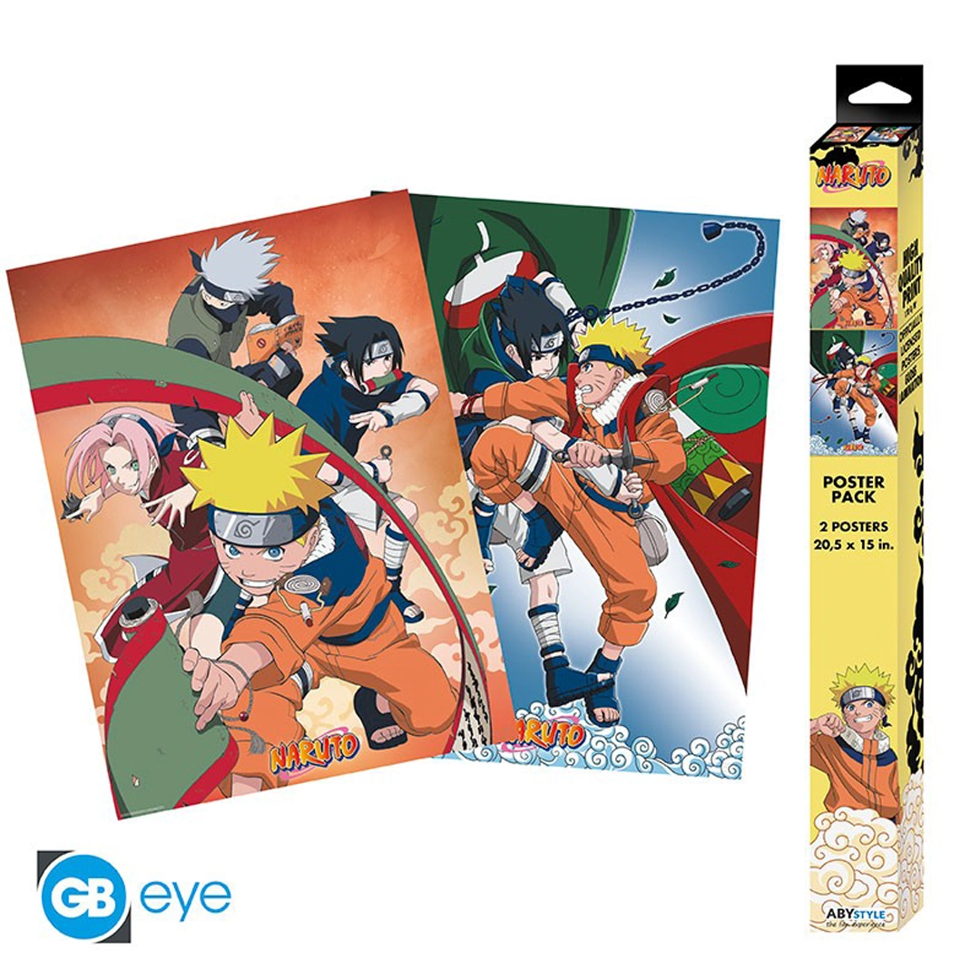 Abysse: Naruto - Chibi Set 2 Poster (52 x 38cm) - Team 7