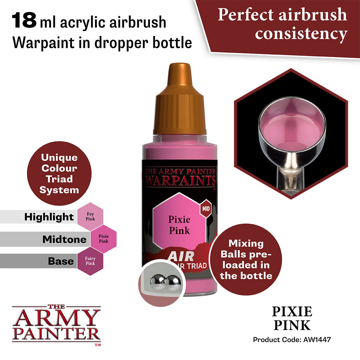 The Army Painter - Pixie Pink - Warpaints Air