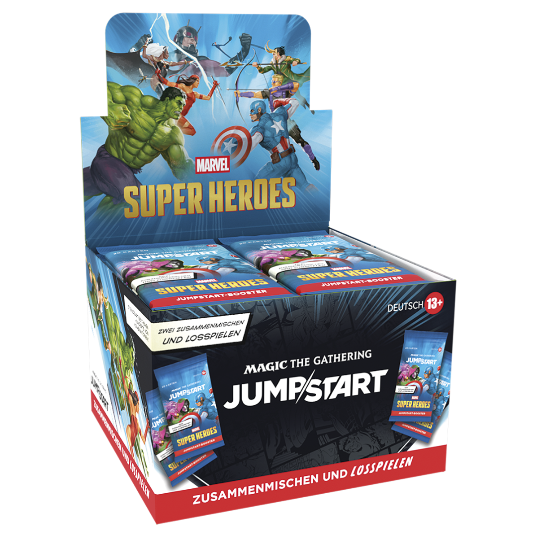 Magic: The Gathering | Marvel Super Heroes | Jumpstart Booster Display (DE)