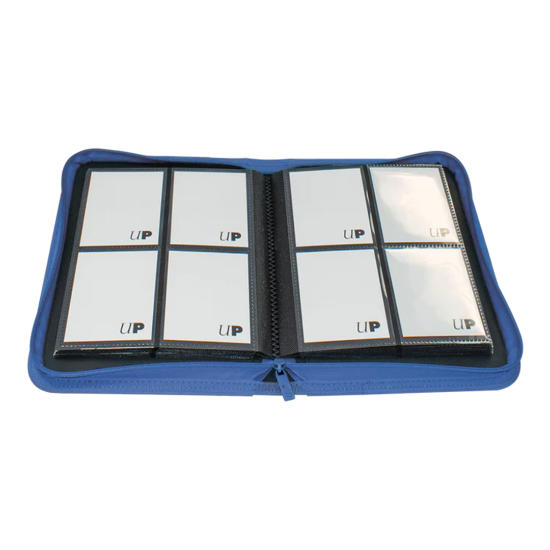Ultra Pro | Vivid - Blue | 4-Pocket Zippered PRO-Binder