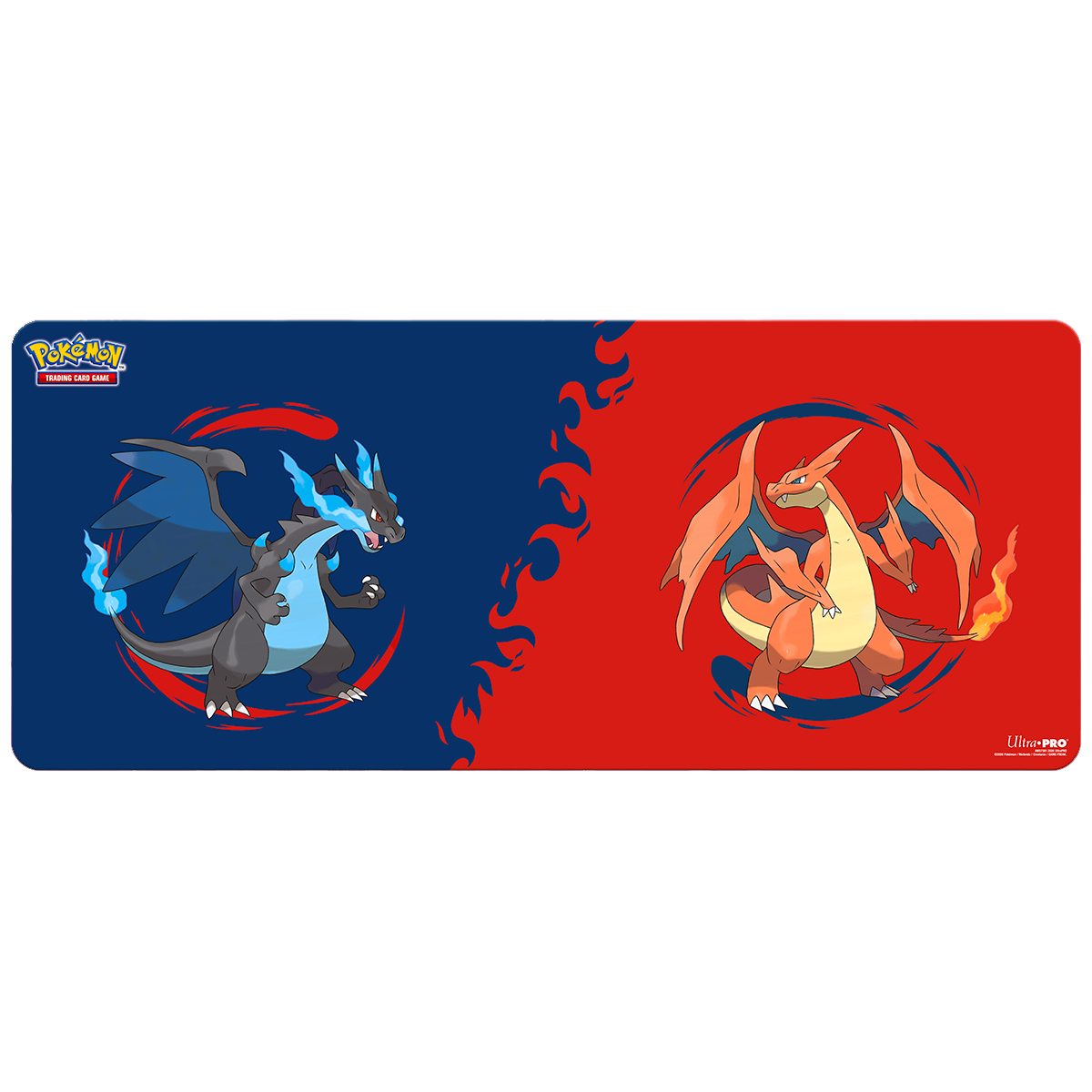 Ultra Pro: Mega Charizard X and Mega Charizard Y - 6ft Table Playmat für Pokémon TCG