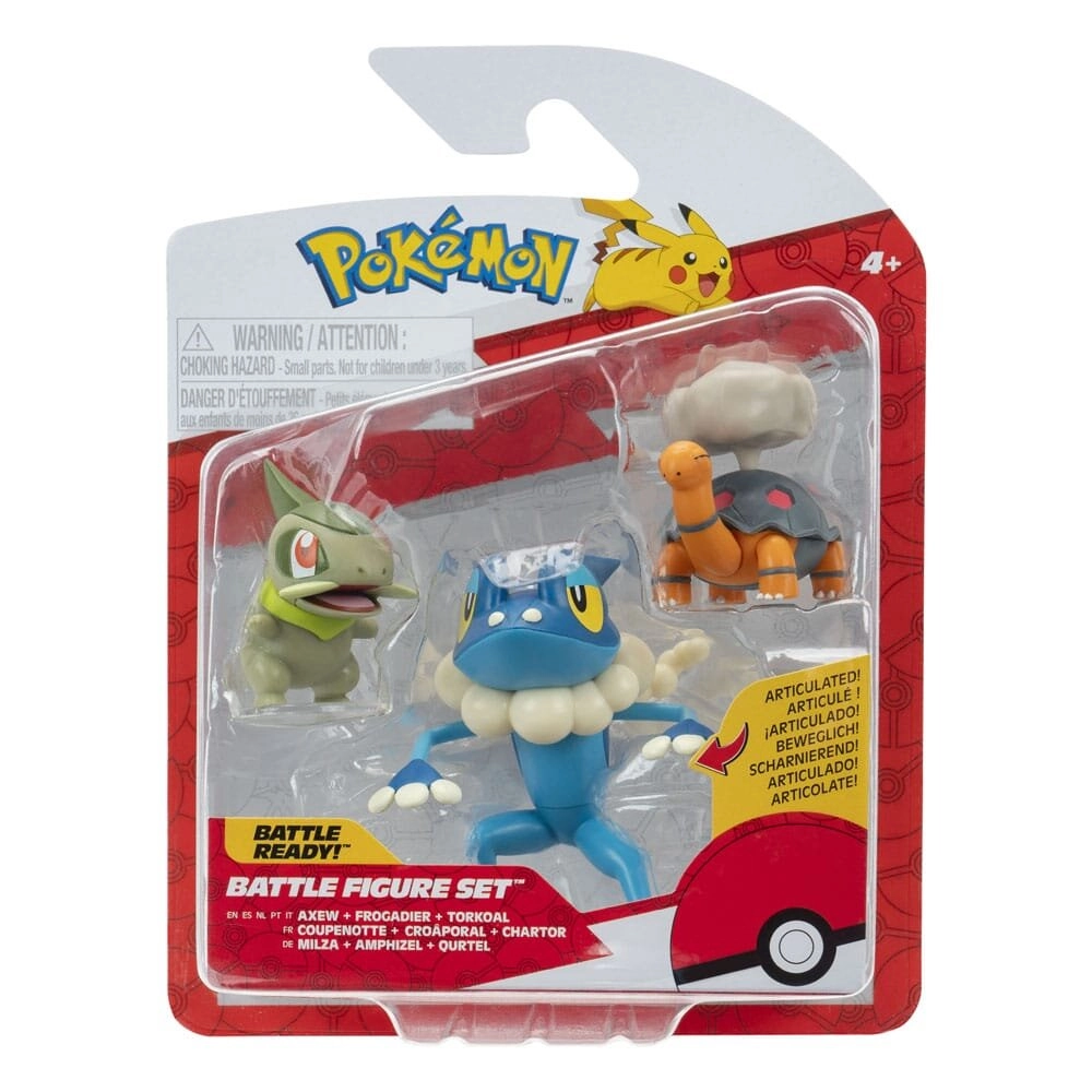 Pokémon | Qurtel, Milza & Amphizel | Battle Figure Set