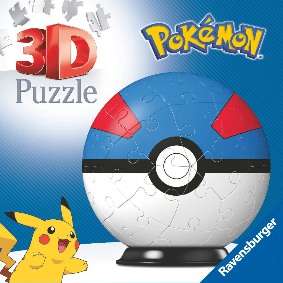 Ravensburger | Pokémon Superball-Ball | 3D Puzzle