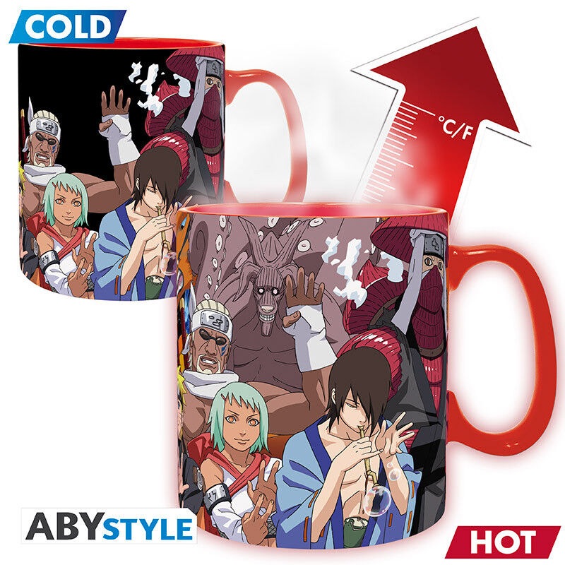 Abysse: Naruto Shippuden - Mug Heat Change 460ml - Biju & Jinchuriki