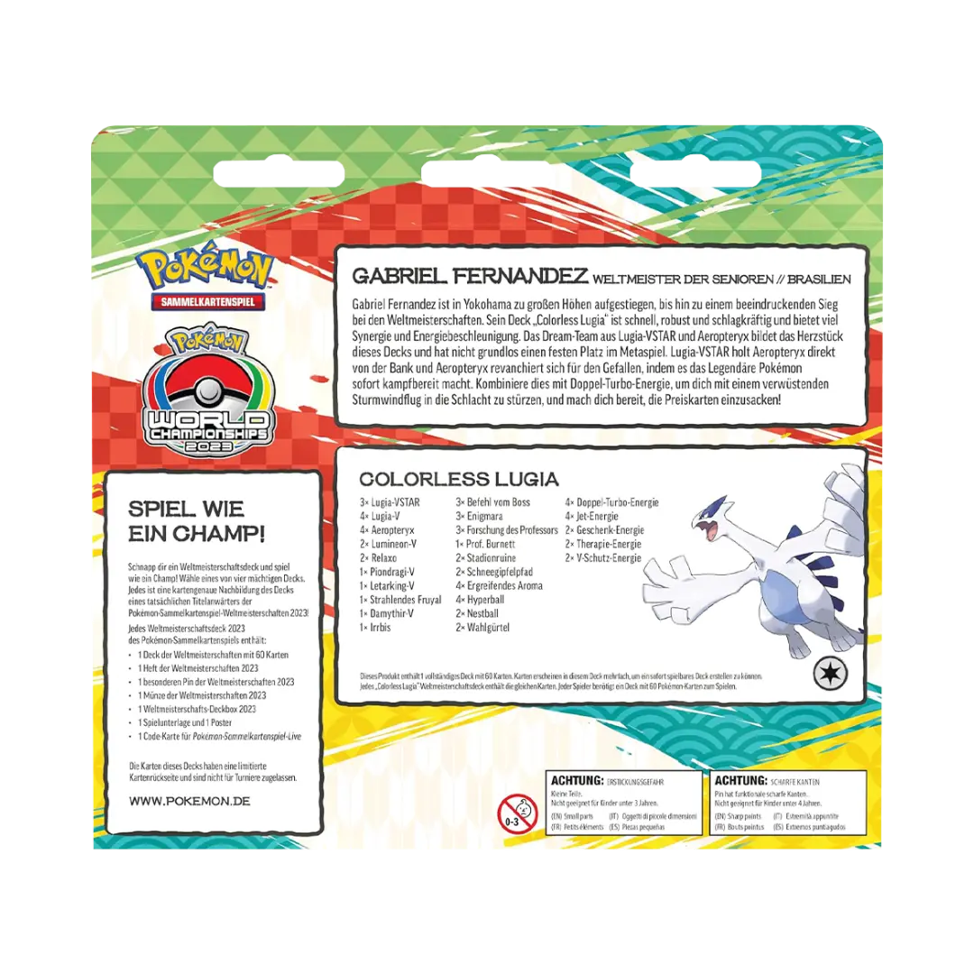 Pokémon TCG: World Championship Deck 2023 (DE) Variante: Colorless Lugia